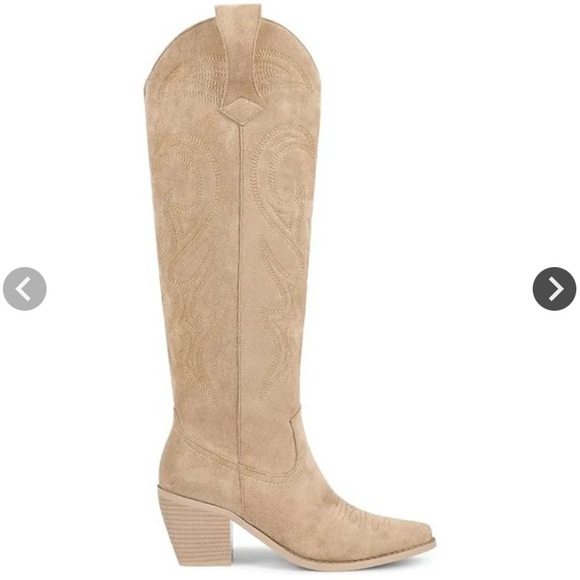 Bootique Shoes - Bootique Tan Heeled Boots